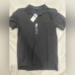 Ralph Lauren Kids Charcoal Polo Shirt